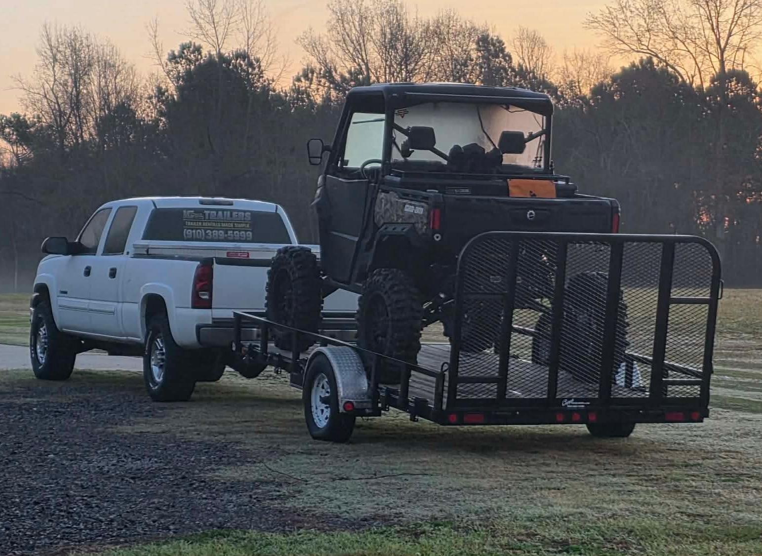 Utility Trailers available to rent